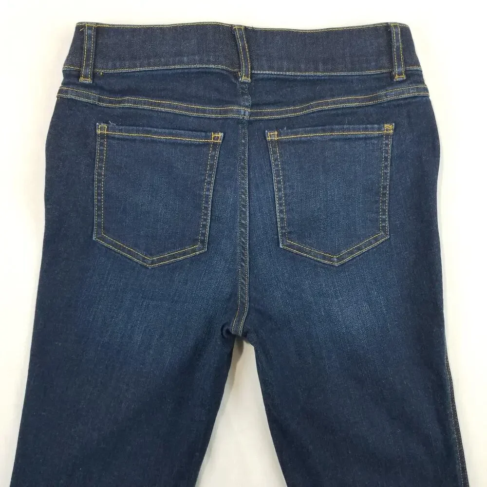 Spanx Jeans Womens Small Petite Midnight Shade Flare Dark Wash Denim 20327Q NWT - Picture 9 of 11